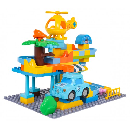 Policejní stanice Big Bricks Set 93 ks.
