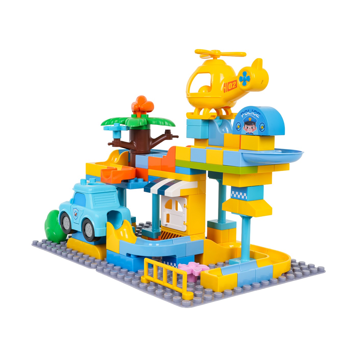 Policejní stanice Big Bricks Set 93 ks.