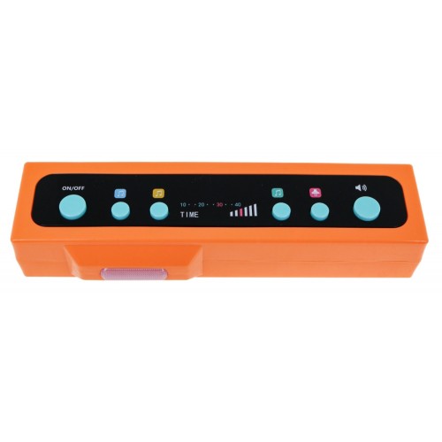 Stylová modrá dětská kuchyně 3+ vodovodní baterie + interaktivní hořák s párou + audio panel 65 el.