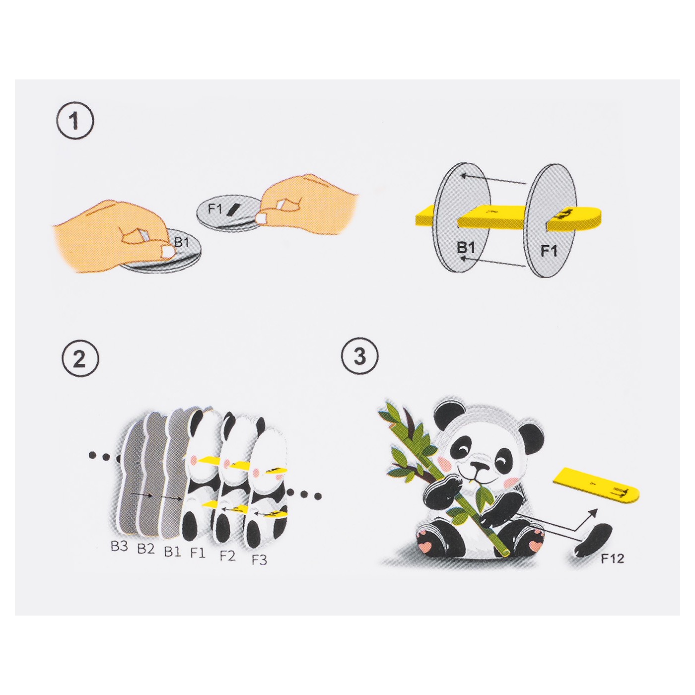 3D puzzle Panda