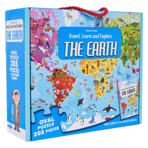Puzzle Země 205ks.