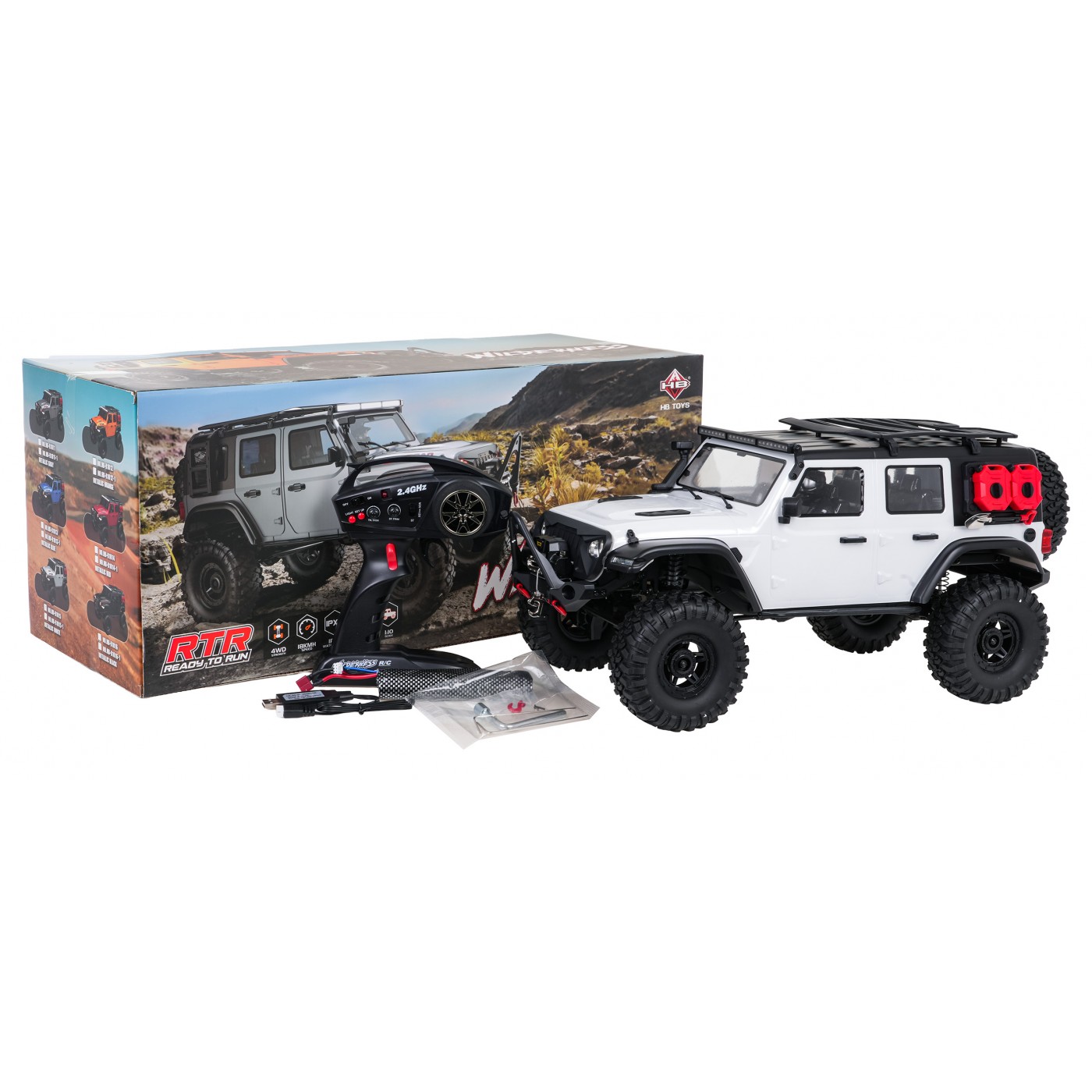Auto R/C WILDERNESS RTR 1:10 Bílá
