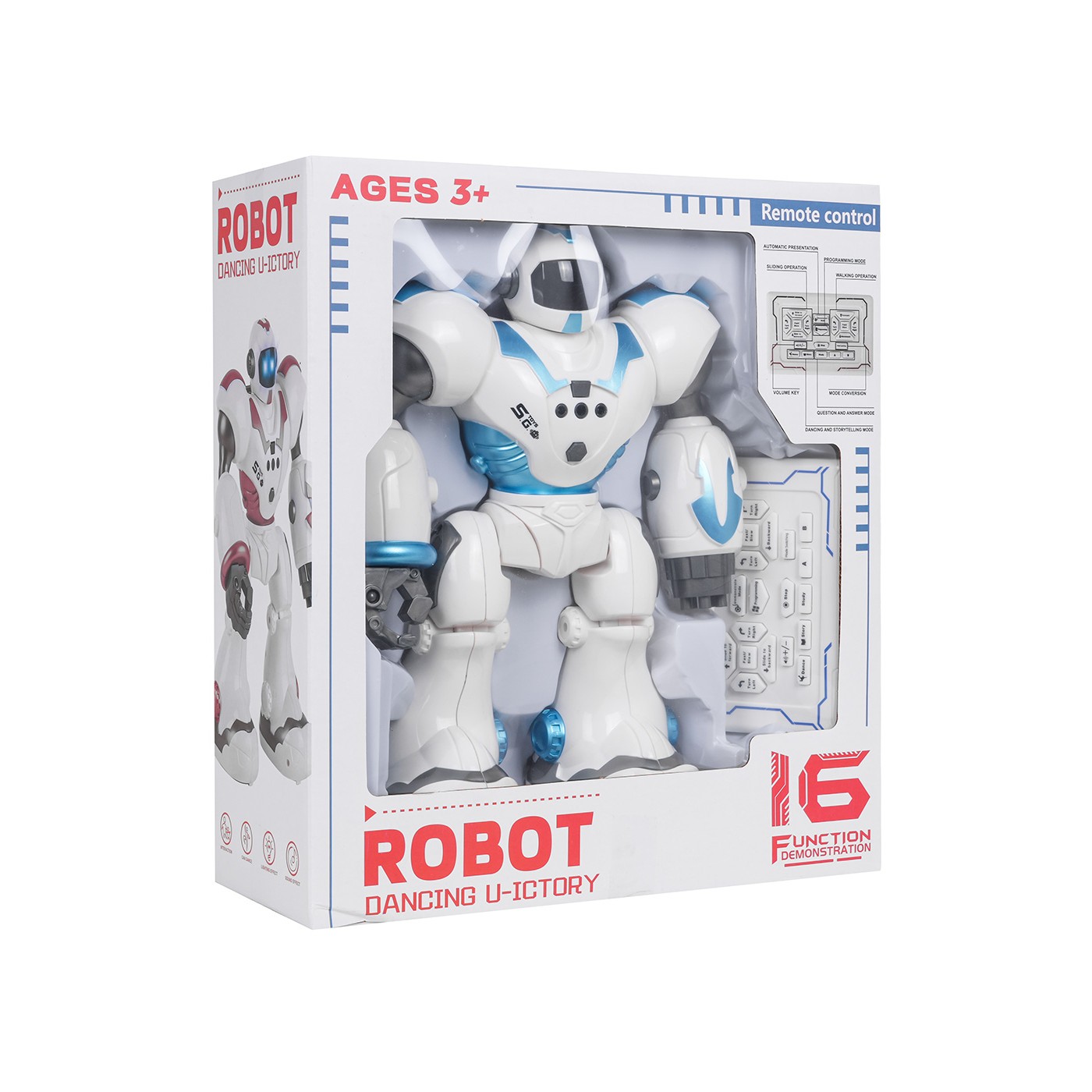 U-ICTORY Multifunkční robot modrý