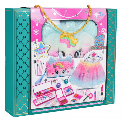 Makeup Set + Rainbow Dress