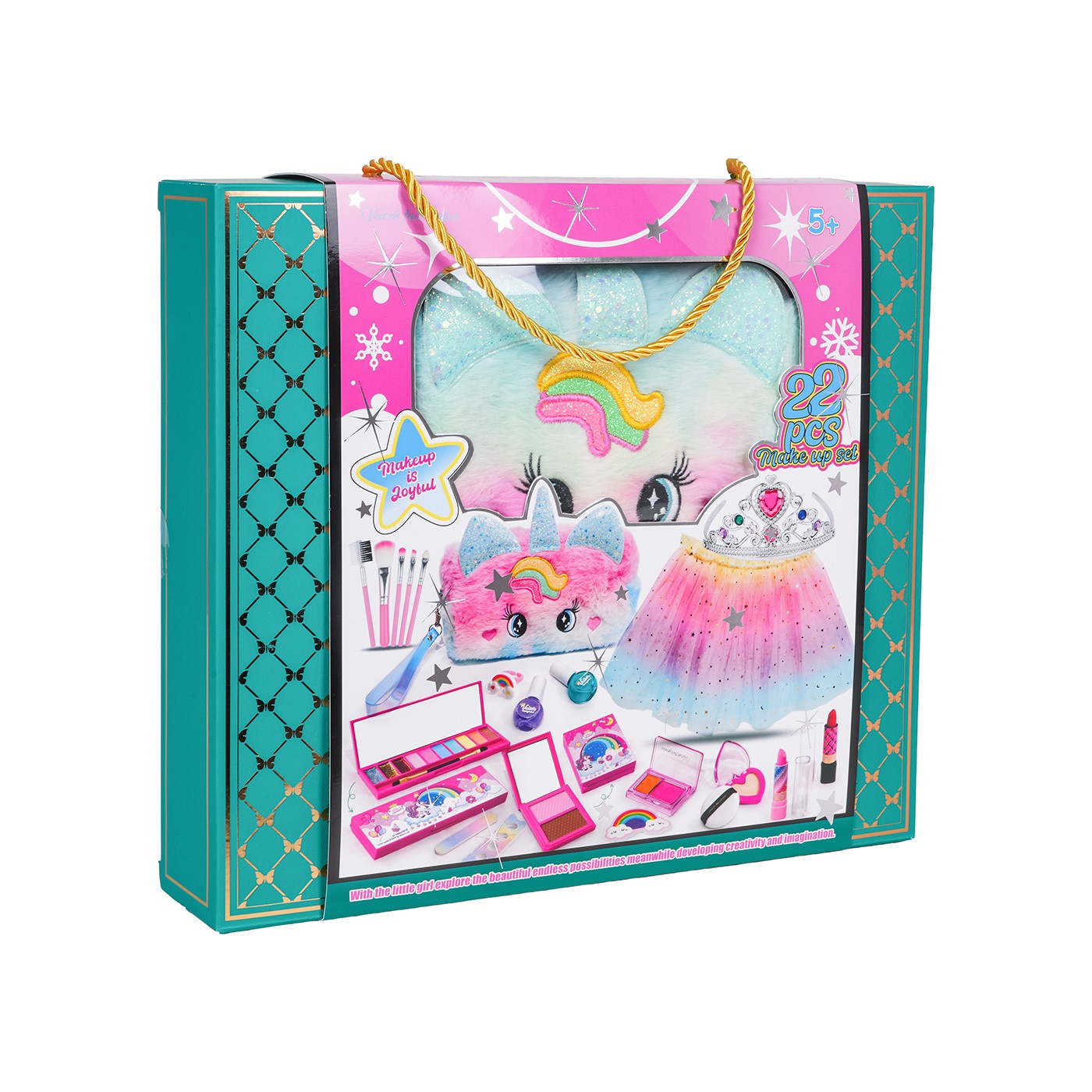 Makeup Set + Rainbow Dress