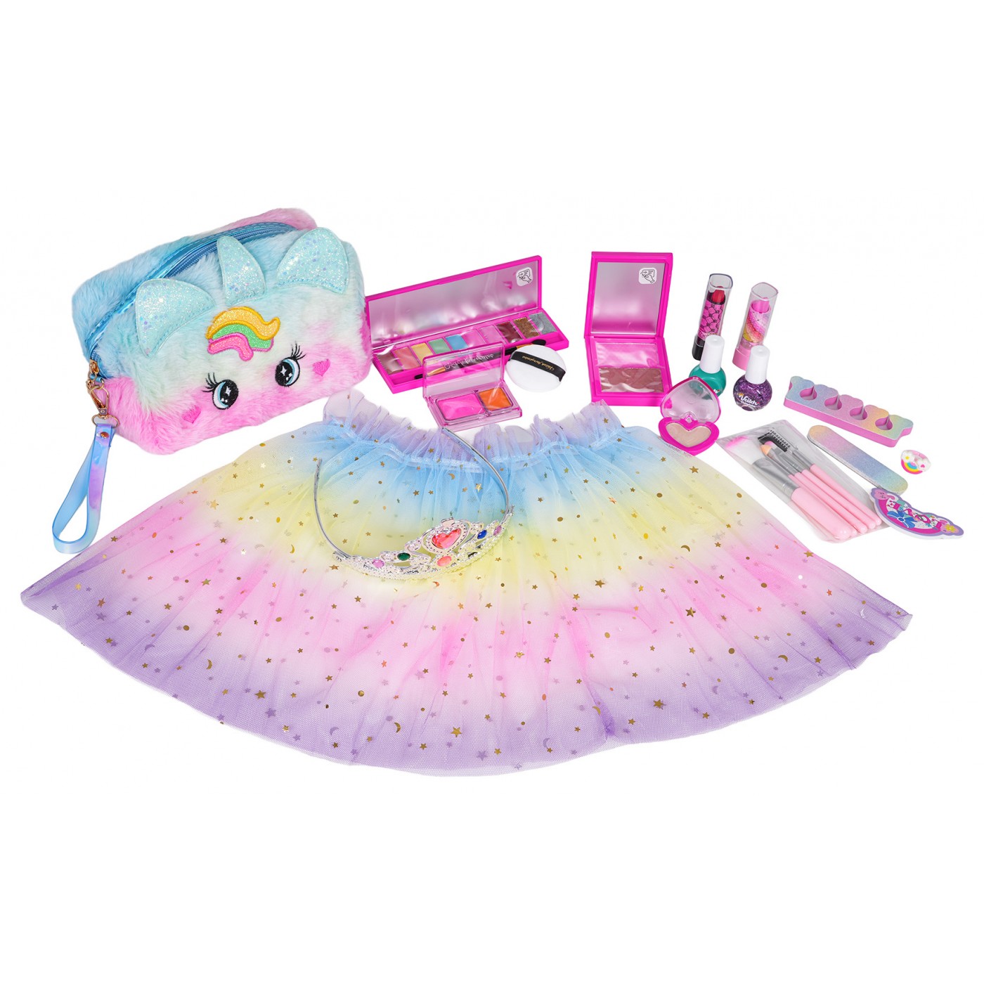Makeup Set + Rainbow Dress
