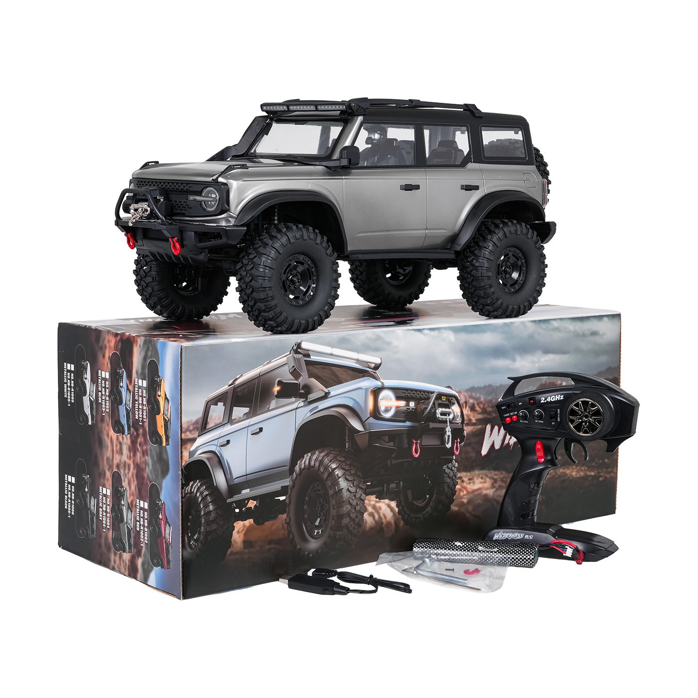Auto R/C WILDERNESS 1:10 Šedá