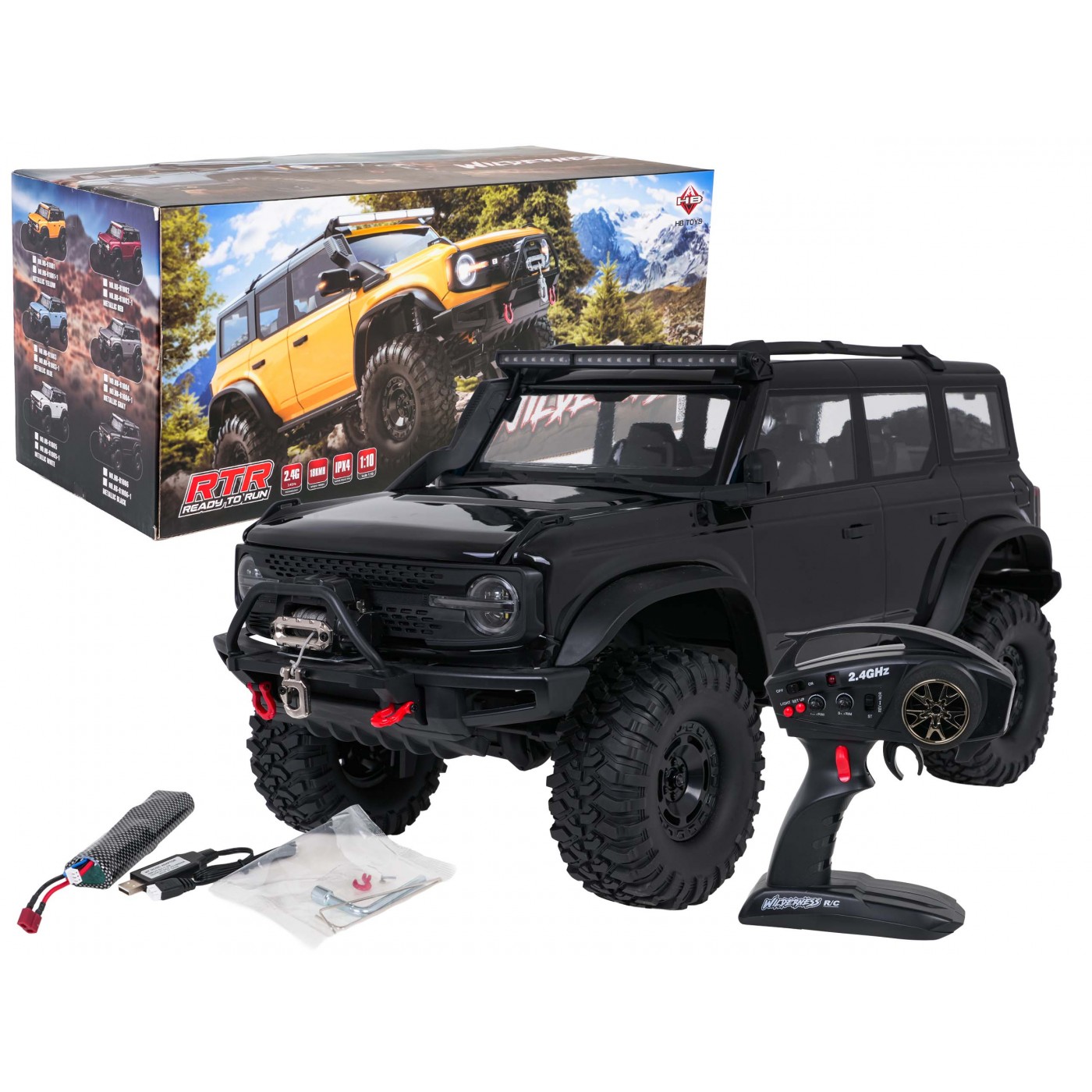 Auto R/C WILDERNESS 1:10 Black