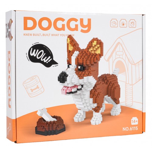 1200 dílná sada stavebnic Welsh Corgi
