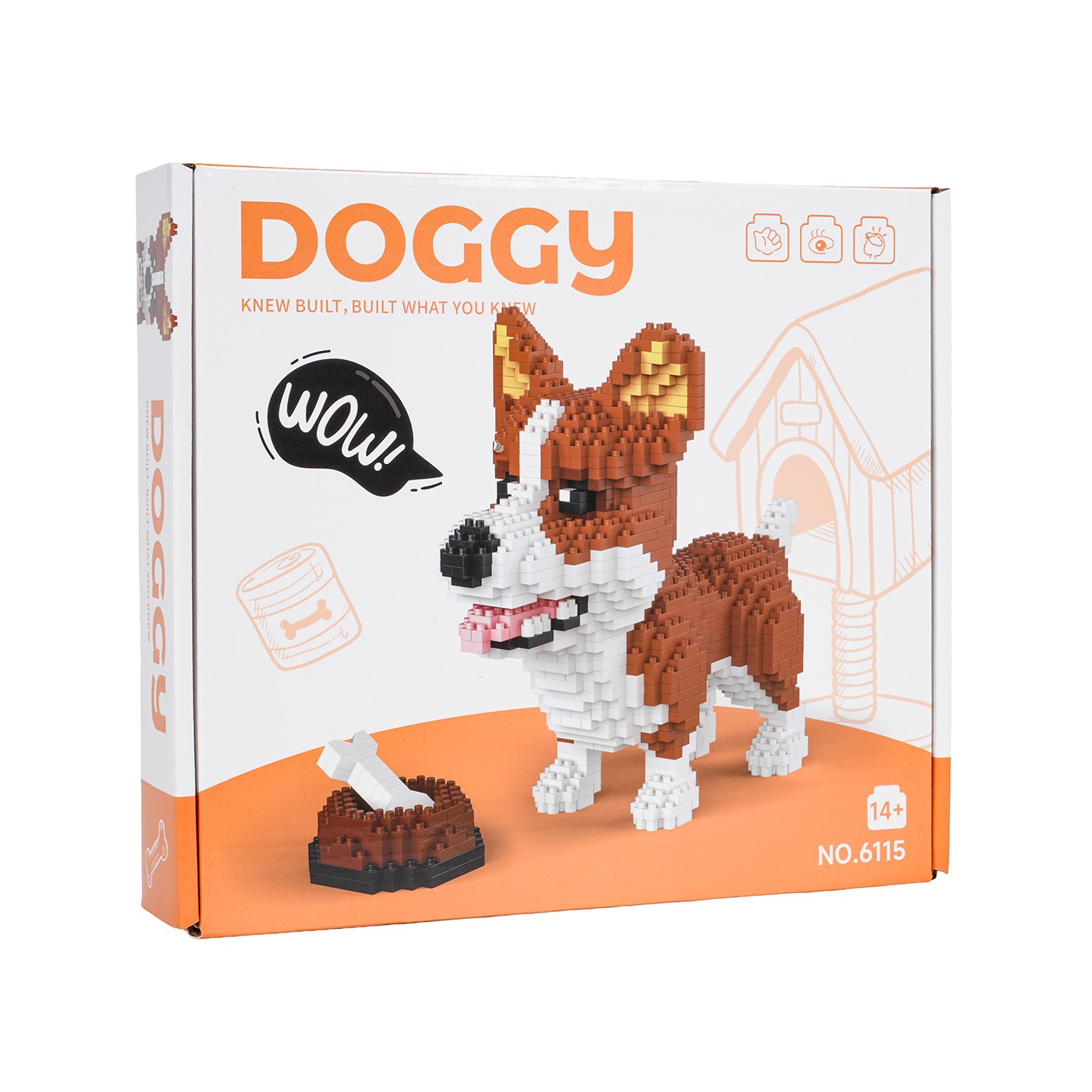 1200 dílná sada stavebnic Welsh Corgi