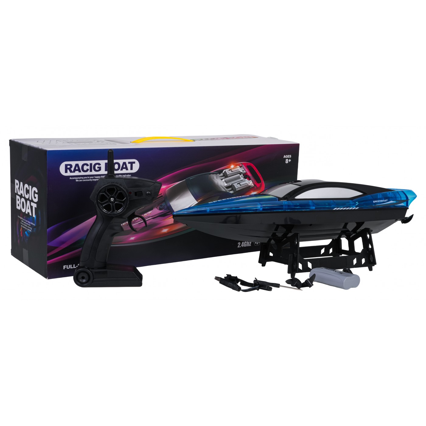 R/C závodní člun modrá