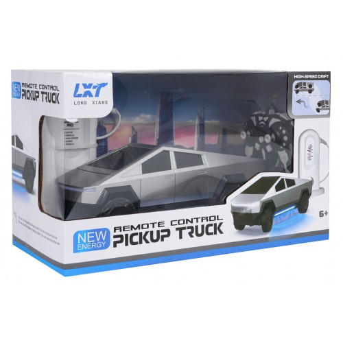 R/C Auto TRACK Stříbrná + nabíjecí stanice