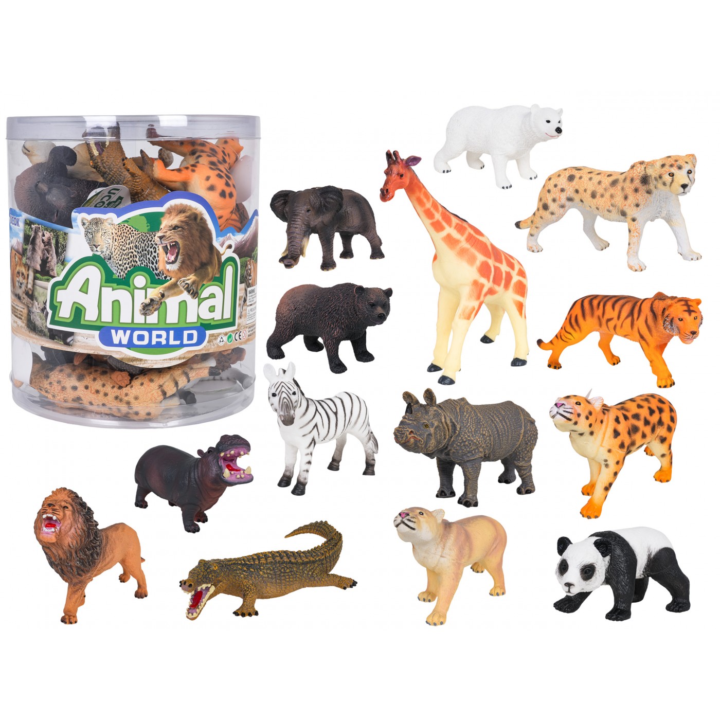 Sada zvířat 18 ks. Safari