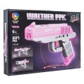 Sada stavebních bloků Pink Gun 237ks.