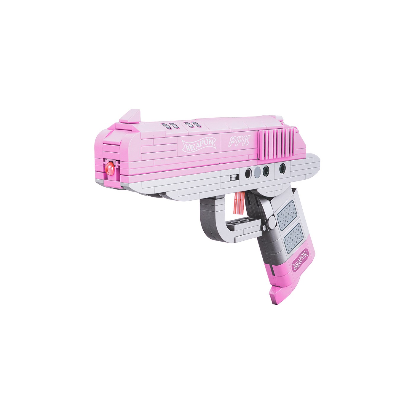 Sada stavebních bloků Pink Gun 237ks.