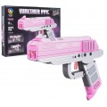 Sada stavebních bloků Pink Gun 237ks.