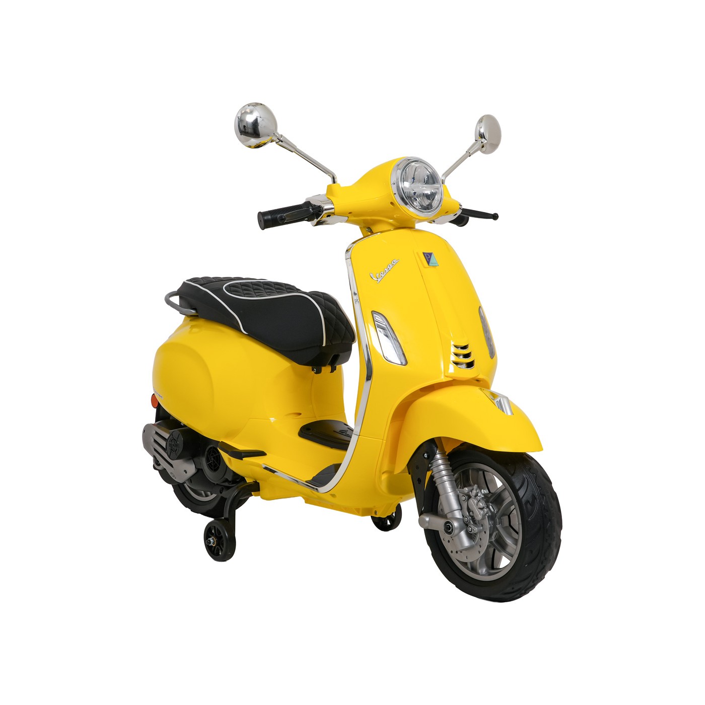 Automobilový skútr Vespa ROMA žlutá