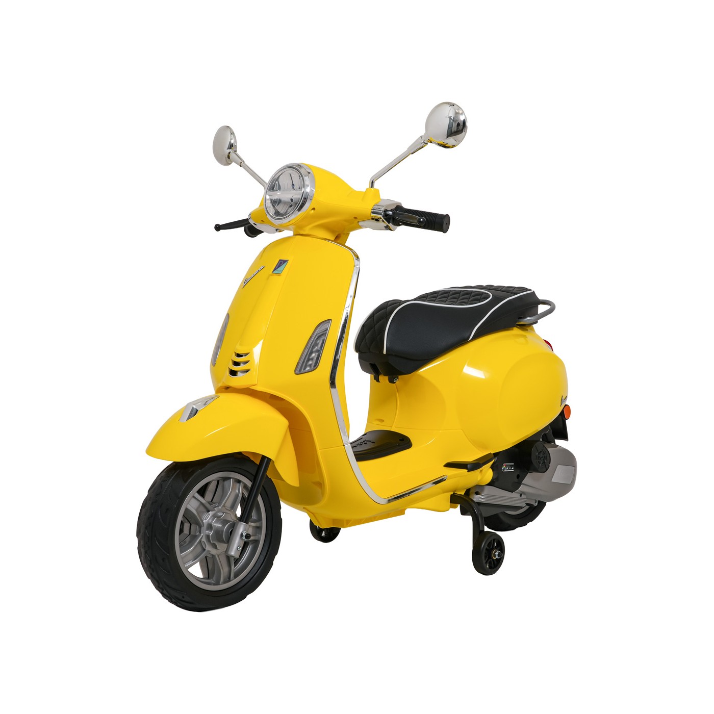 Automobilový skútr Vespa ROMA žlutá