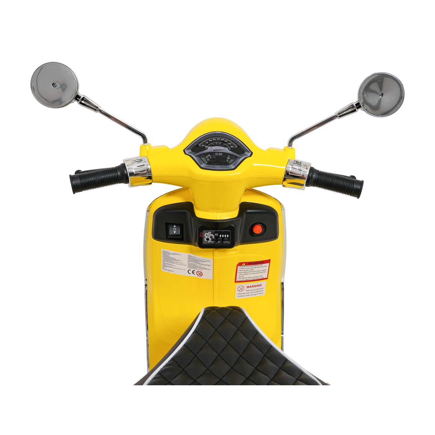 Automobilový skútr Vespa ROMA žlutá