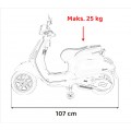 Automobilový skútr Vespa ROMA žlutá