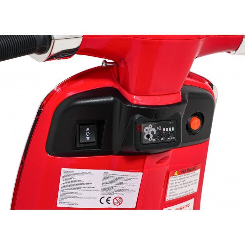 Automobilový skútr Vespa ROMA Red