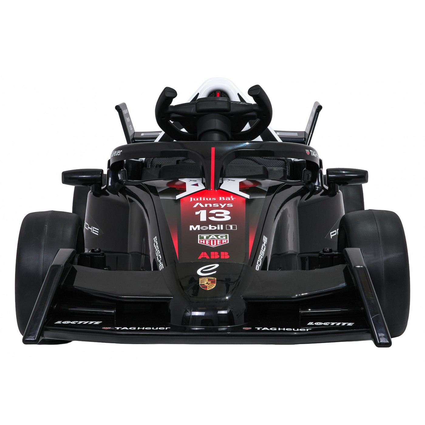 Vozidlo Formule E Porsche Červená