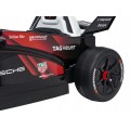 Vozidlo Formule E Porsche Červená