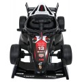 Vozidlo Formule E Porsche Červená