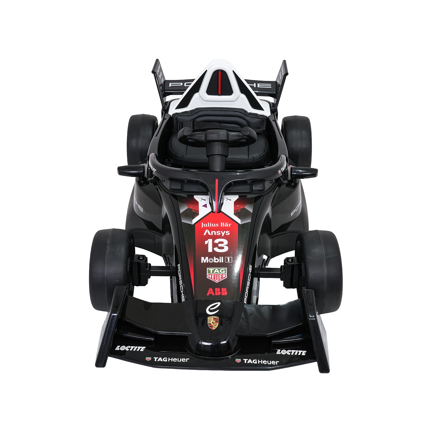 Vozidlo Formule E Porsche Červená