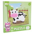 Magnetické puzzle Zvířátka + kniha