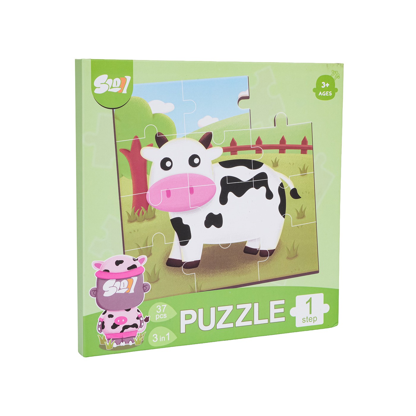 Magnetické puzzle Zvířátka + kniha