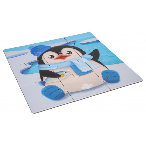 Magnetické puzzle Zvířátka + kniha