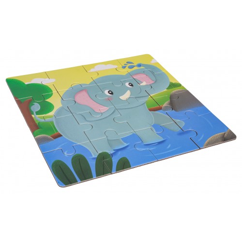 Magnetické puzzle Zvířátka + kniha
