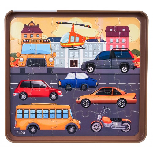 Magnetické Puzzle Set City