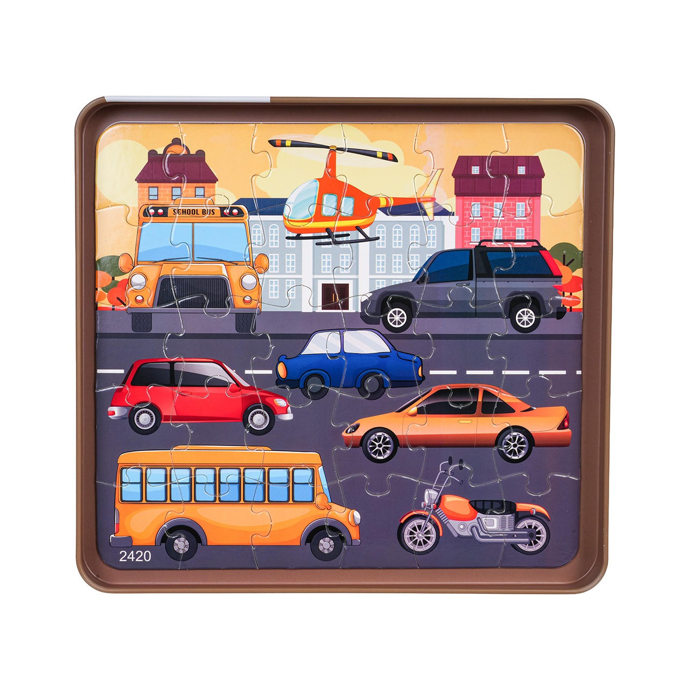 Magnetické Puzzle Set City
