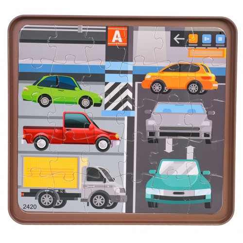 Magnetické Puzzle Set City