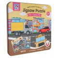 Magnetické Puzzle Set City