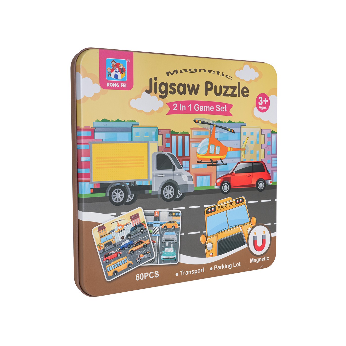 Magnetické Puzzle Set City