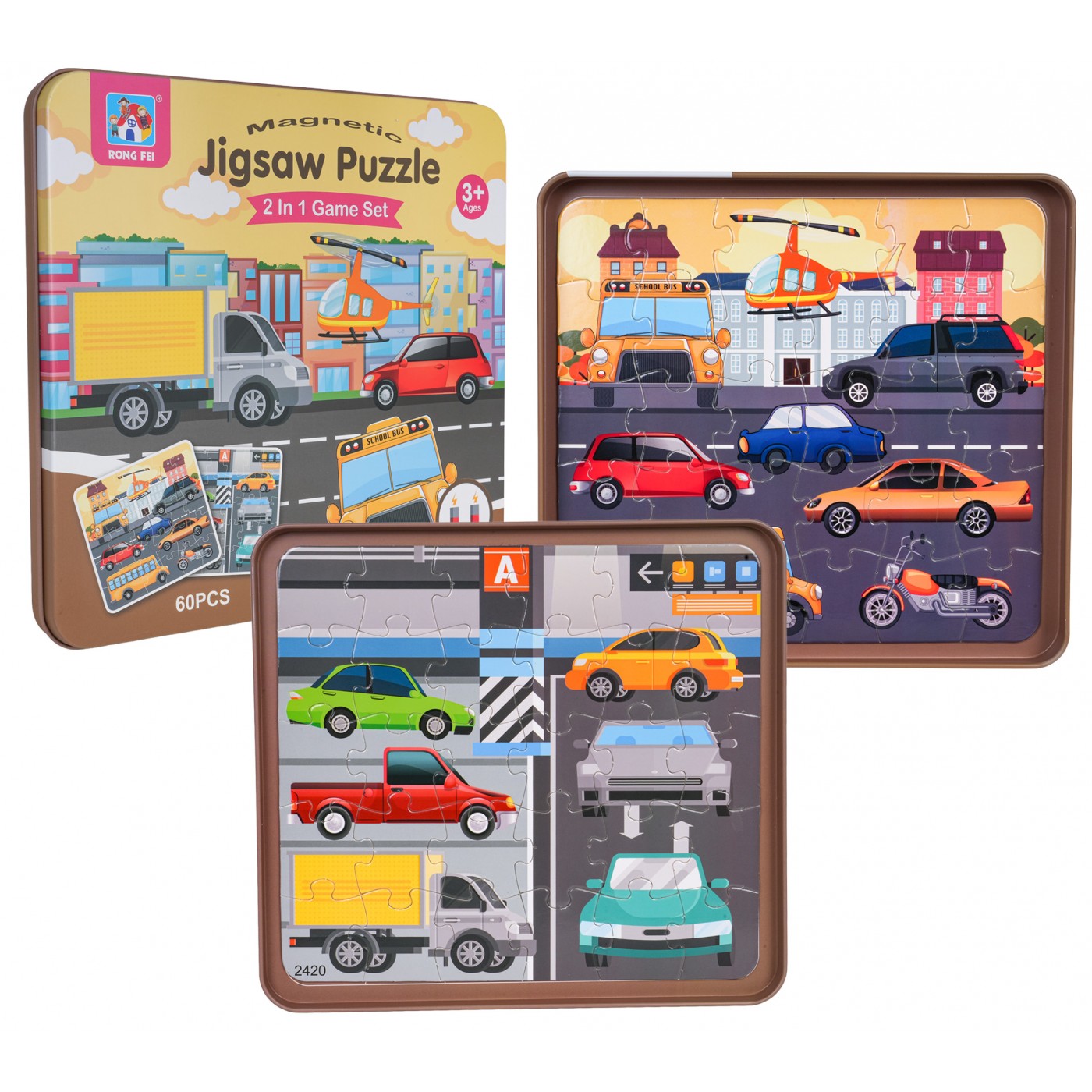 Magnetické Puzzle Set City