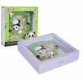 Sada šperků s náramkem panda zelený