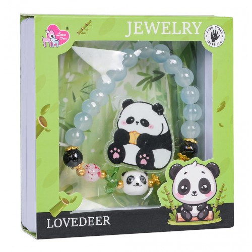 Sada šperků Panda Modrý náramek