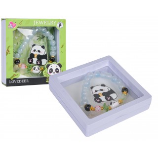 Sada šperků Panda Modrý náramek