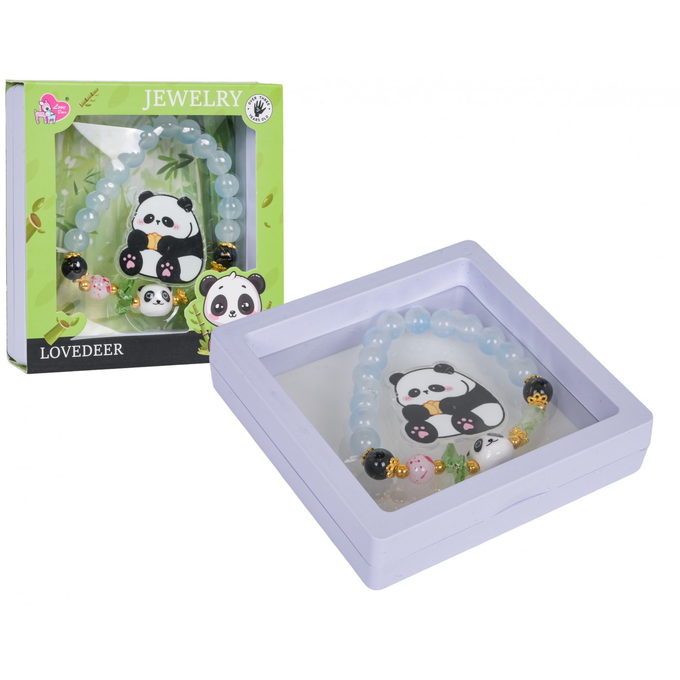 Sada šperků Panda Modrý náramek