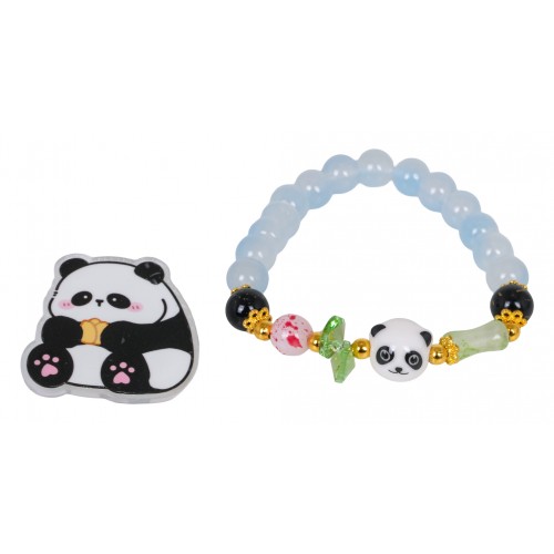 Sada šperků Panda Modrý náramek
