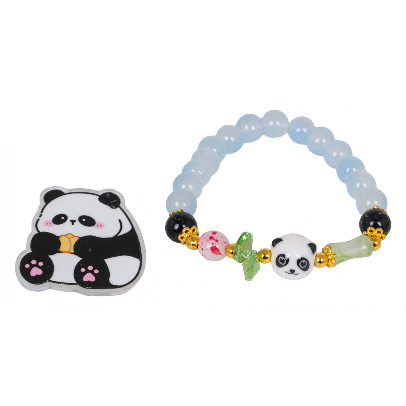 Sada šperků Panda Modrý náramek