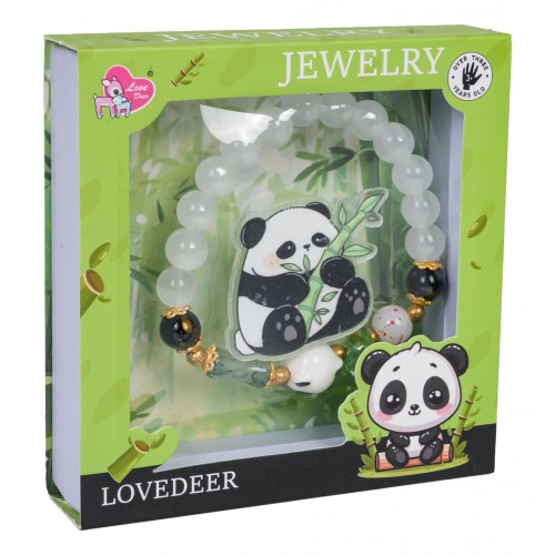Sada šperků s náramkem Panda White
