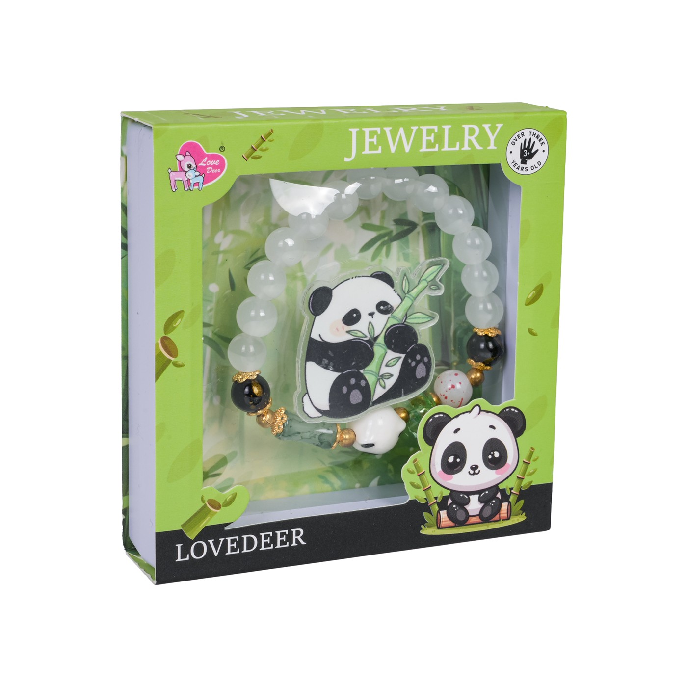 Sada šperků s náramkem Panda White