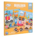 Magnetické puzzle Staveniště + Kniha