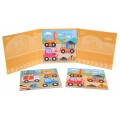 Magnetické puzzle Staveniště + Kniha