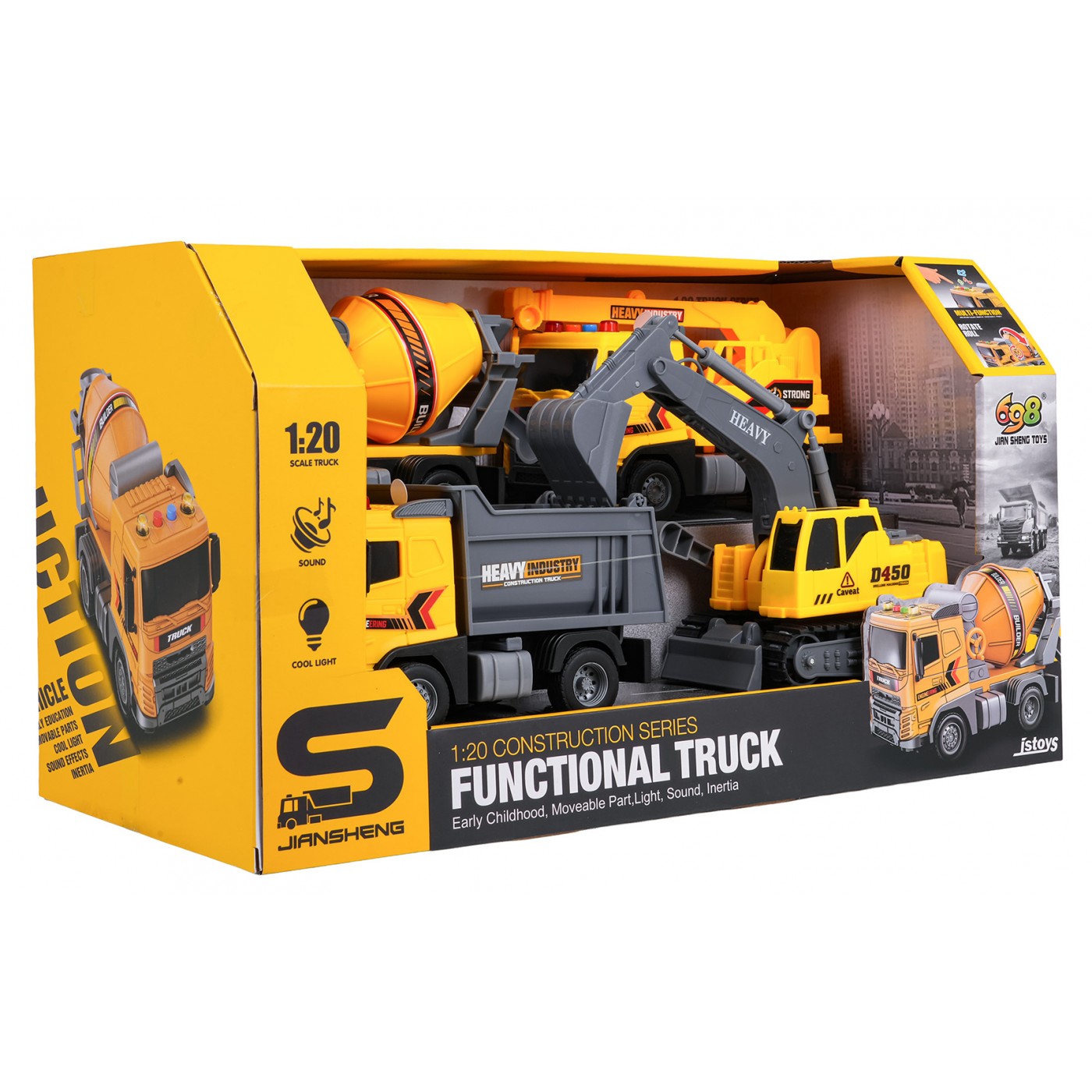 Stavební vozidlo Set 1:20